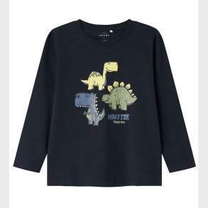 Name It Bluse - NmmVux - Dark Sapphire/Dinos