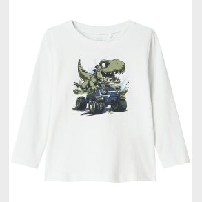 Name It Bluse - NmmVux - Bright White/Dino Race