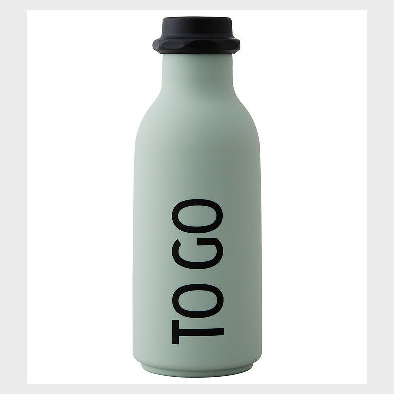 Design Letters Drikkeflaske - 500 ml - Grn m. To Go