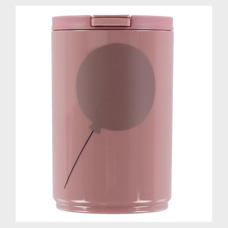 Design Letters Kop m. Sugerr - Travel - 330 ml - Rosa