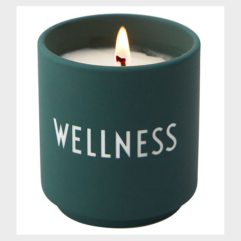 Design Letters Duftlys - Muguets & Grass - Grn m. Wellness