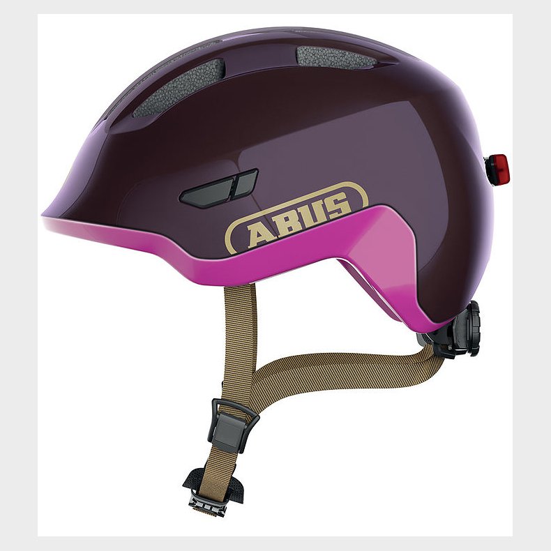 Abus Cykelhjelm - Smiley 3.0 Ace Led - Royal Purple