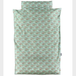 Nrgaard Madsens Sengetj - Junior - Grn m. Helikopter