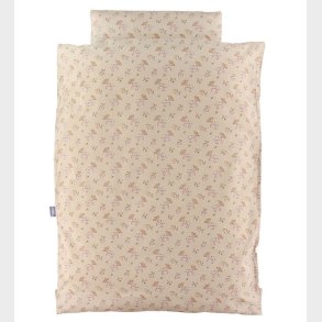 Nrgaard Madsens Sengetj - Voksen - Beige m. Blomster