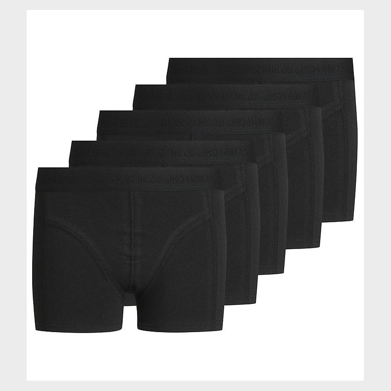 Jack & Jones Boxershorts - Jacsimple - 5-pak - Black/Black