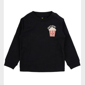 The New Siblings Bluse - TnsMalcom - Black Beauty m. Popcorn