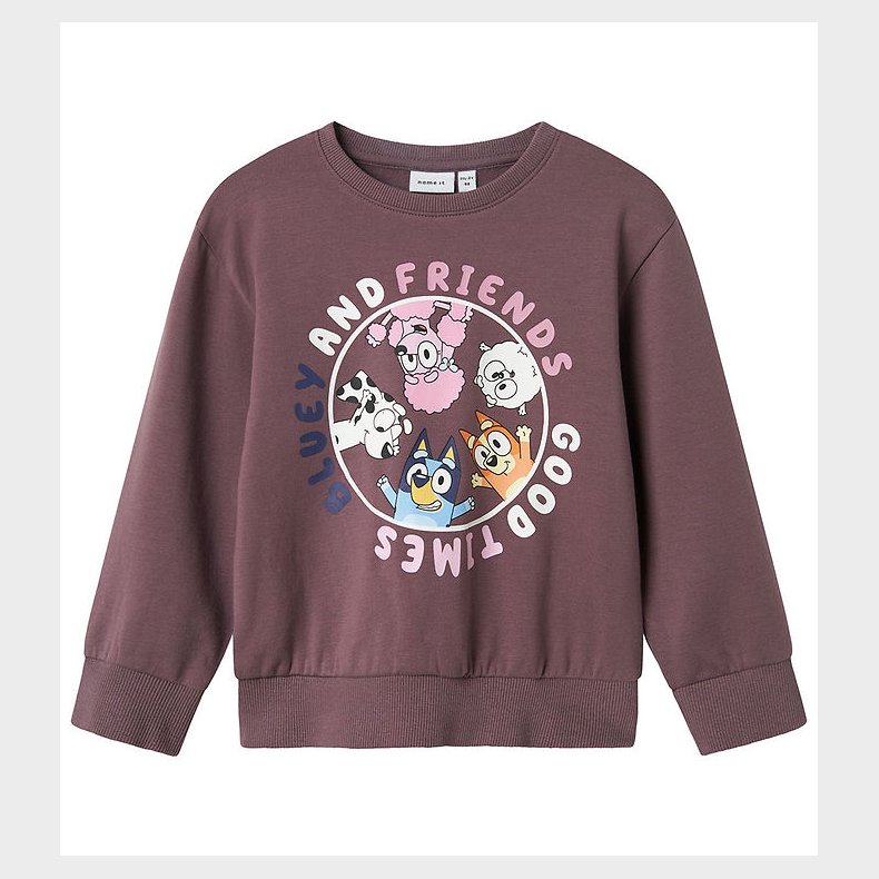 Name It Sweatshirt - NmfNira Bluey - Arctic Dusk m. Print