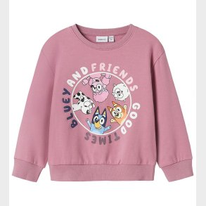 Name It Sweatshirt - NmfNira Bluey - Mauve Orchid m. Print