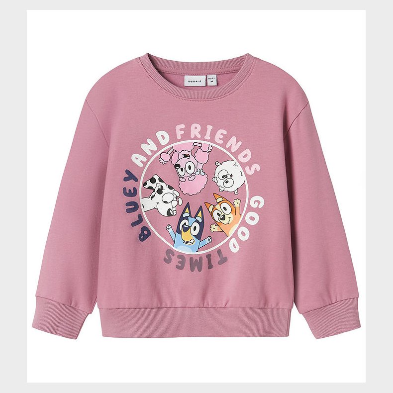 Name It Sweatshirt - NmfNira Bluey - Mauve Orchid m. Print