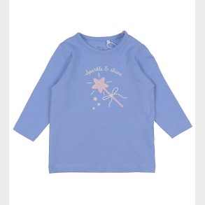 Name It Bluse - NbfVubie - Cornflower Blue/Sparkle