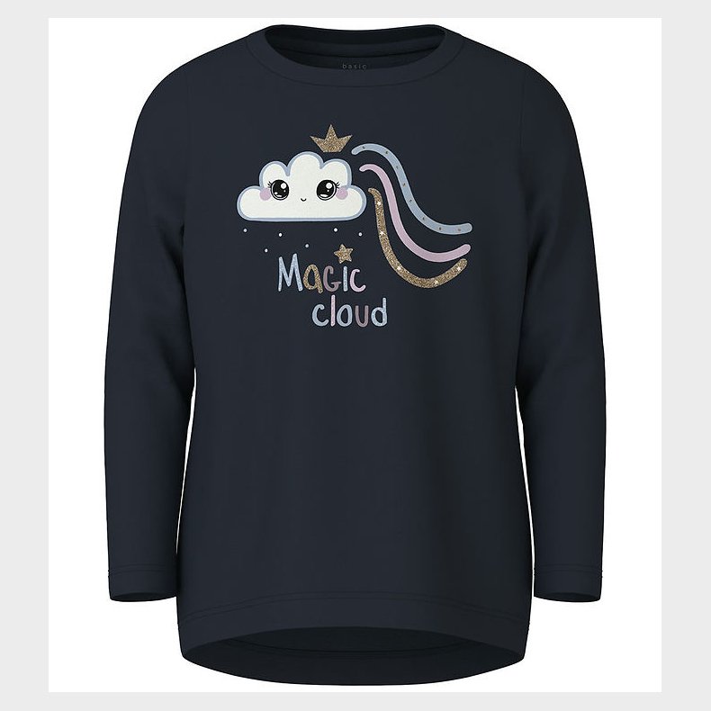 Name It Bluse - NmfVix - Dark Sapphire/Magic Cloud