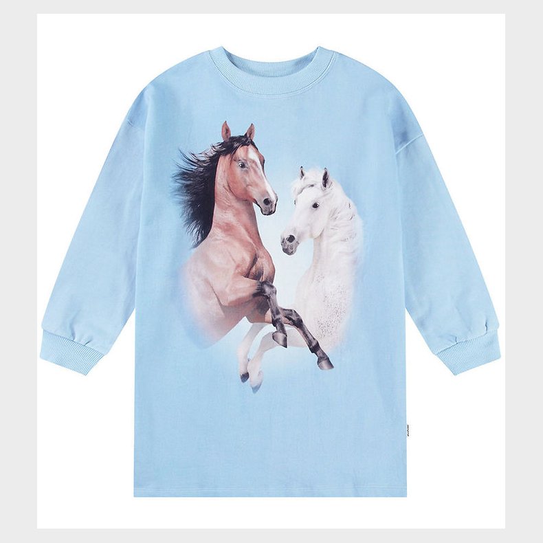 Molo Sweatkjole - Cyrella - Bleu Horses