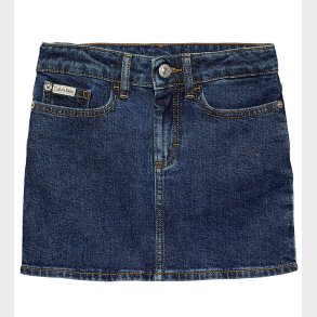 Calvin Klein Nederdel - Denim Mini - Authentic Rinse