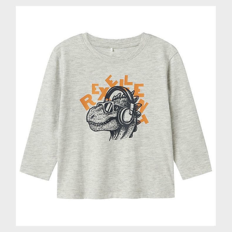 Name It Bluse - NmmTristiano - Light Grey Melange