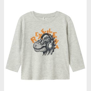 Name It Bluse - NmmTristiano - Light Grey Melange