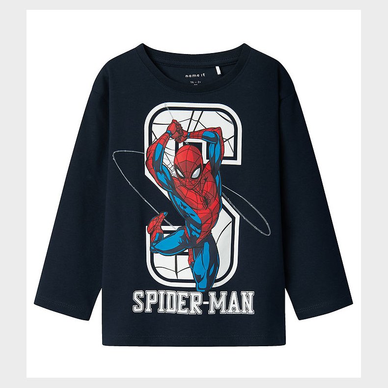 Name It Bluse - NmmNittin Spider - Dark Sapphire