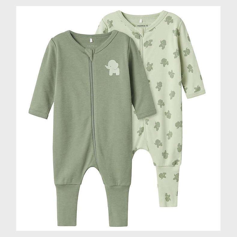 Name It Natdragt - Noos - 2-pak - NbfNightsuit - Sea Foam