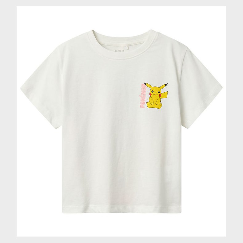 Name It T-shirt - Noos - NkfDyppi - Pokemon - Cloud Dancer m. Pr