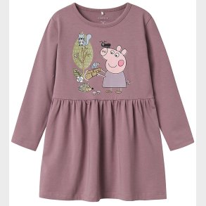 Name It Kjole - Noos - NmfDyffi Peppa - Elderberry m. Print