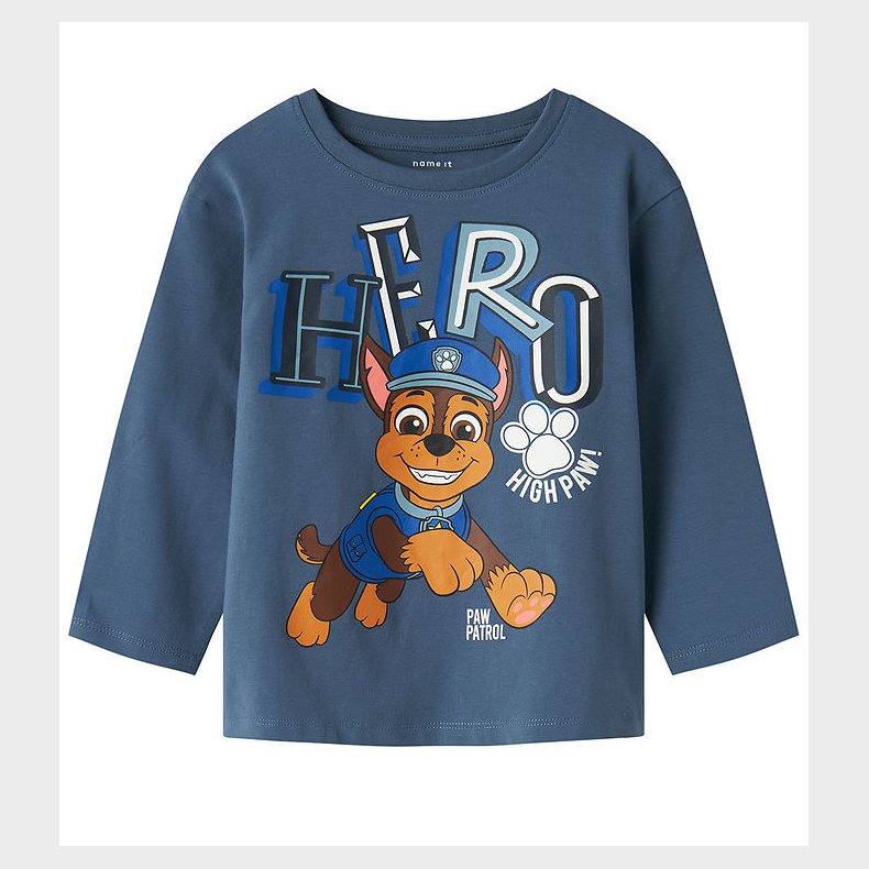 Name It Bluse - Noos - NmmJahav - Paw Patrol - China Blue m. Pri
