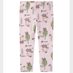 Name It Leggings - Noos - NmfDyka Peppa - Winsome Orchid m. Prin