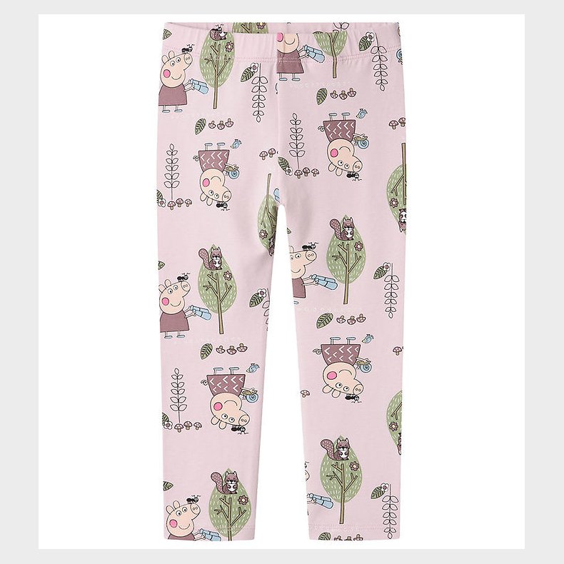 Name It Leggings - Noos - NmfDyka Peppa - Winsome Orchid m. Prin