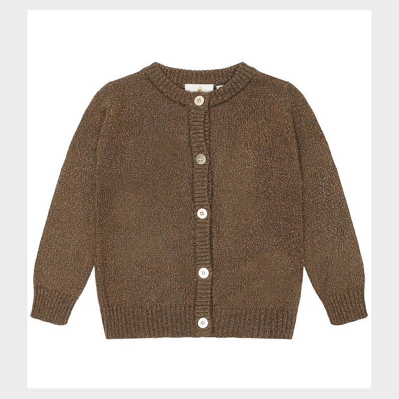 The New Siblings Cardigan - Strik - TnsKeve - Ivy Green m. Glimm