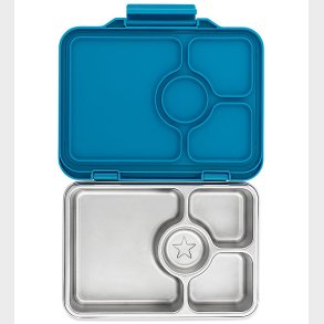 Yumbox Madkasse m. 4 Rum - Bento Steel - Normandy Blue