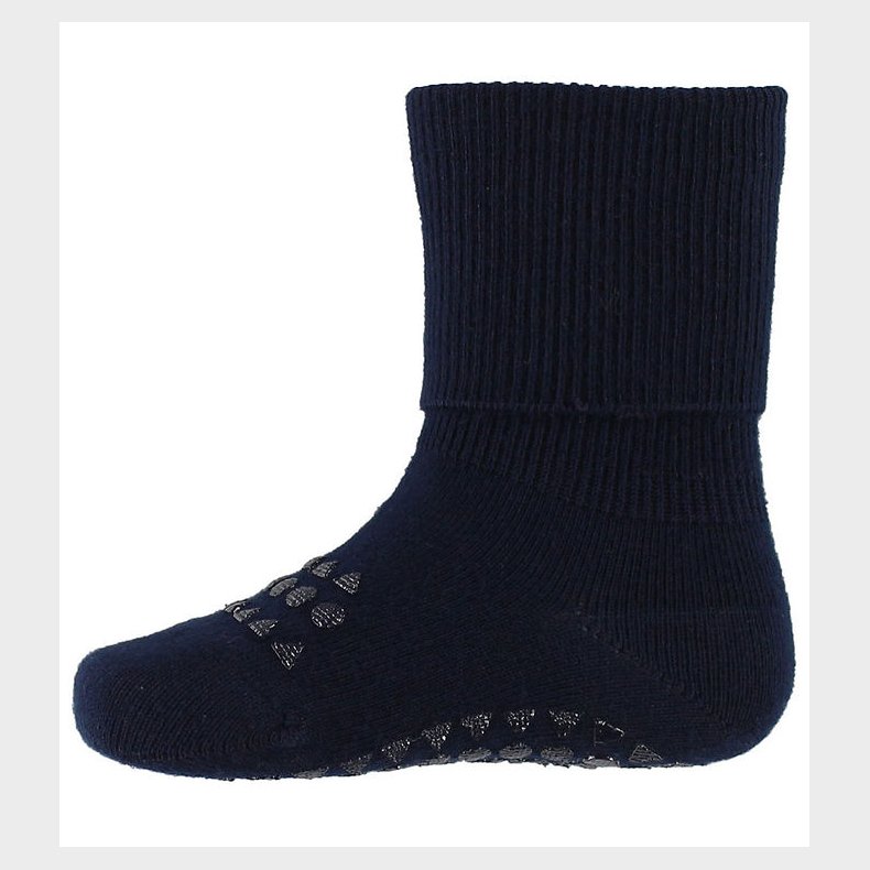 GoBabyGo Skridsikre Str�mper - Uld - Midnight Blue