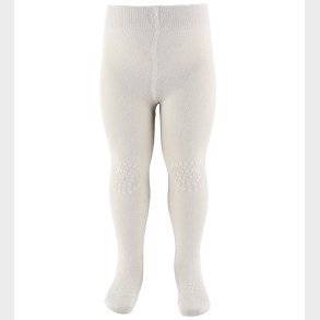 GoBabyGo Skridsikre Strmpebukser - Bambus - Ivory Glitter
