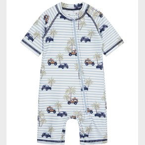 Hust and Claire Badeheldragt - Makki - UV50+ - Hvid/Bl�