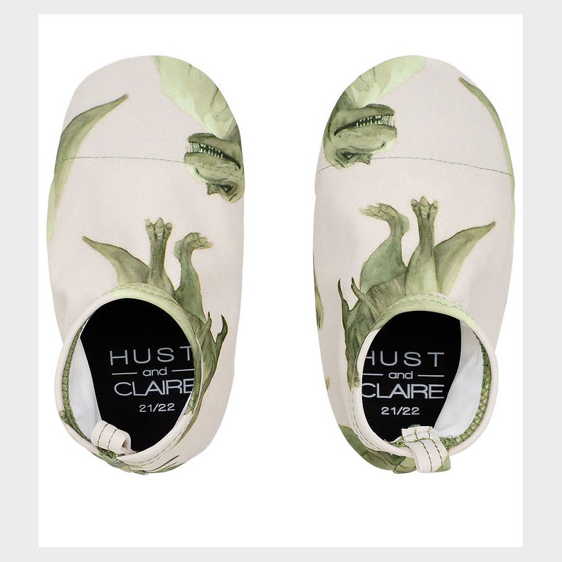 Hust and Claire Badesko - Fabian - UV50+ - Seagrass m. Dinosaur