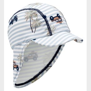 Hust and Claire Badehat - Fasai - UV50+ - Hvid/Bl�