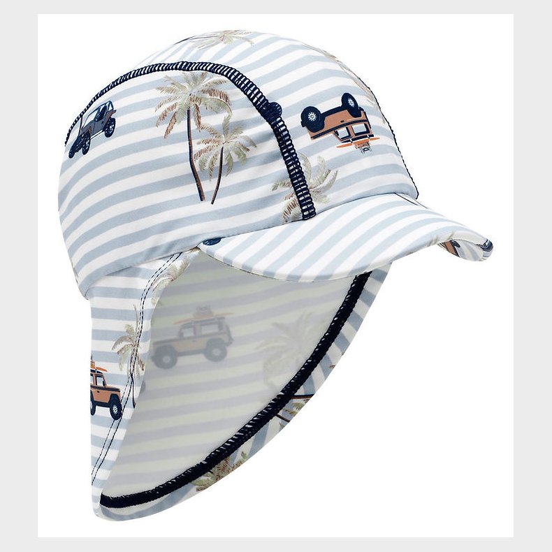 Hust and Claire Badehat - Fasai - UV50+ - Hvid/Bl�