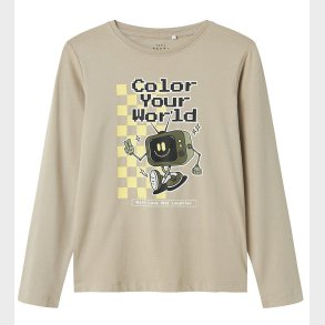 Name It Bluse - NkmVux - Pure Cashmere/Color Your World