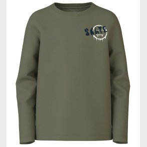 Name It Bluse - NkmVux - Dusty Olive/Skate