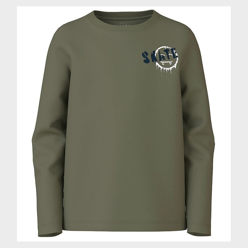 Name It Bluse - NkmVux - Dusty Olive/Skate