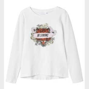 Name It Bluse - NkfVix - Bright White/Be Strong