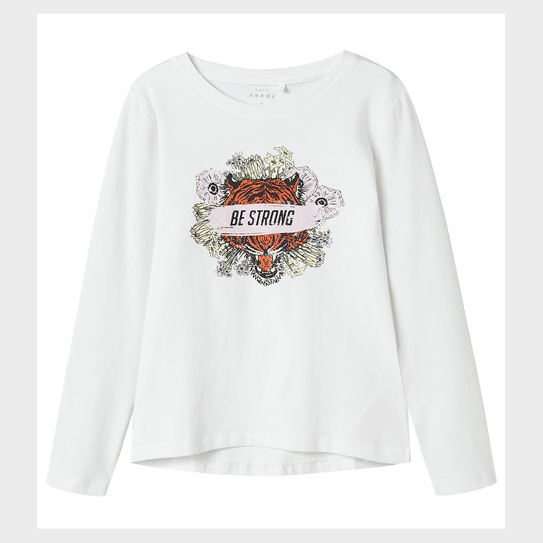 Name It Bluse - NkfVix - Bright White/Be Strong