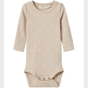 Lil' Atelier Body l/ - Rib - NbfGago - Gray Morn/HEART