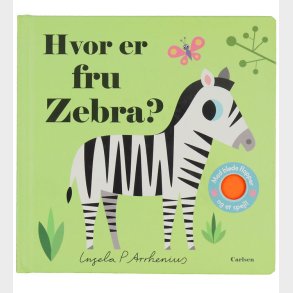 Forlaget Carlsen Billedbog m. Flapper - Hvor Er Fru Zebra?