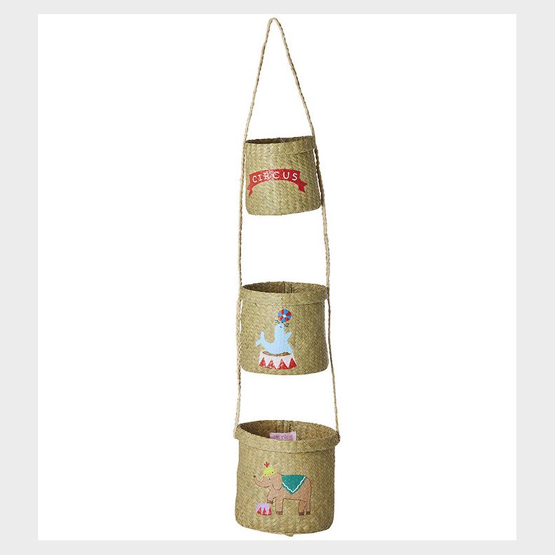 Rice Opbevaringskurve - Raffia - 3 stk. - 83 cm - Circus