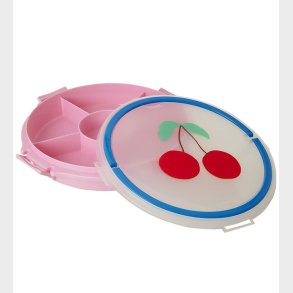 Rice Snackfad m. 6 Rum - Pink/Kirseb�r