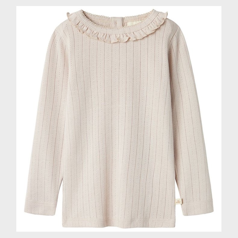 Lil' Atelier Bluse - NmfRachel - Gray Morn m. Hulmnster