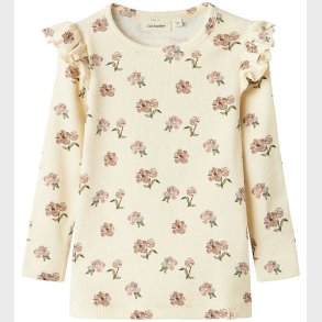 Lil' Atelier Bluse - NmfGavo Eko - Rib - Turtledove/PEONY