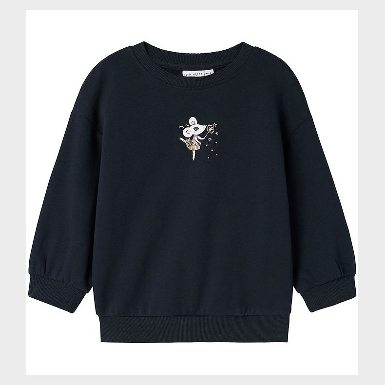 Name It Sweatshirt - NmfValona - Dark Sapphire/Ballet Mouse