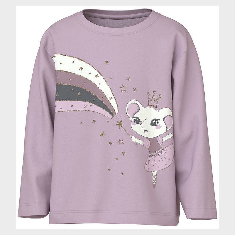 Name It Bluse - NmfValiane - Winsome Orchid/Ballet Mouse
