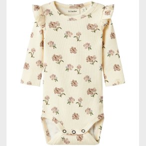 Lil' Atelier Body l/� - Rib - NbfGavo - Turtledove/PEONY