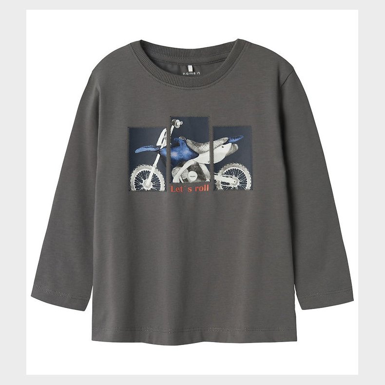 Name It Bluse - NmmTras - Lava Smoke