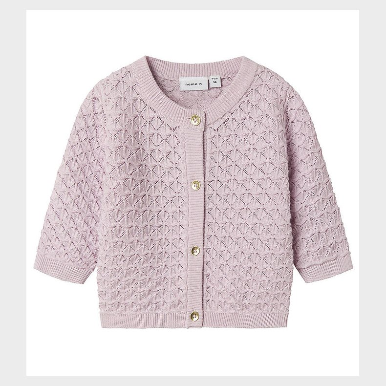 Name It Cardigan - NbfTatine - Strik - Winsome Orchid